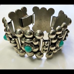 1920-1940’s Vintage Sterling bracelet Mexico